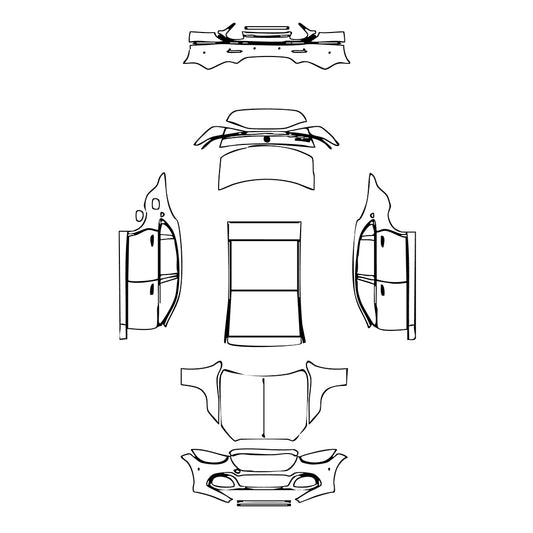 Pre-Cut PPF Mercedes-Benz Maybach S Class S580 2021 - PPF-Kits