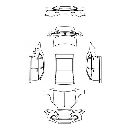 Pre-Cut PPF Mercedes-Benz Maybach S Class S580 2025 - PPF-Kits