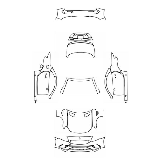Pre-Cut PPF Mercedes-Benz SLC AMG 43 2020 - PPF-Kits