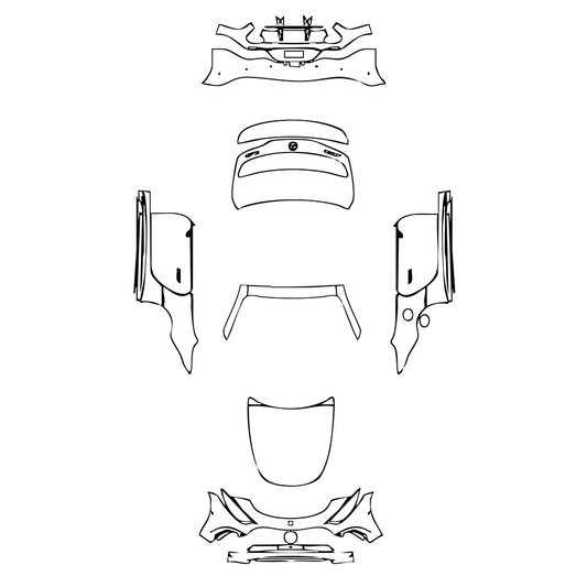 Pre-Cut PPF Mercedes-Benz SL AMG SL43 2022 - PPF-Kits