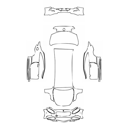 Pre-Cut PPF Mercedes-Benz S Class Coupe Base 2018 - PPF-Kits