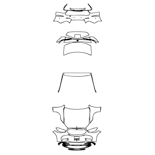 Pre-Cut PPF Mercedes-Benz S Class Sedan Base Standard Wheelbase 2024 - PPF-Kits