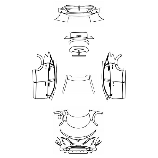 Pre-Cut PPF Nissan Ariya (US) Empower+ 2025 - PPF-Kits