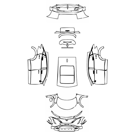 Pre-Cut PPF Nissan Ariya (US) Engage 2024 - PPF-Kits