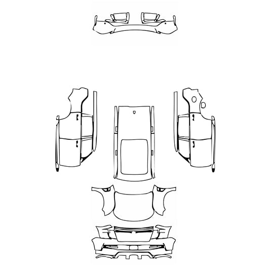 Pre-Cut PPF Nissan Armada (US) SL 2025 - PPF-Kits