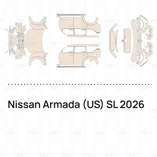 Pre-Cut PPF Nissan Armada (US) SL 2026