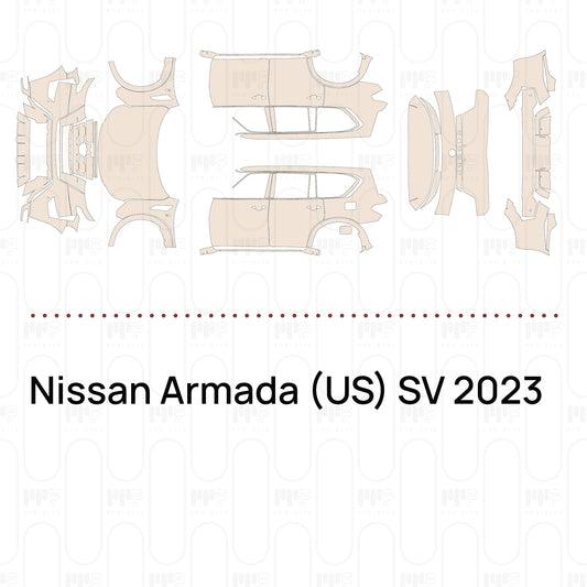 Pre-Cut PPF Nissan Armada (US) SV 2023