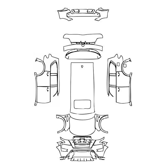 Pre-Cut PPF Nissan Armada (US) S 2024 - PPF-Kits