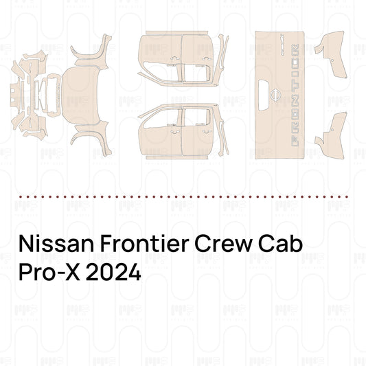 Pre-Cut PPF Nissan Frontier Crew Cab Pro-X 2024