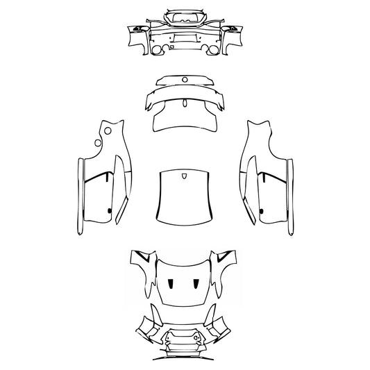 Pre-Cut PPF Nissan GT-R Base 2021 - PPF-Kits