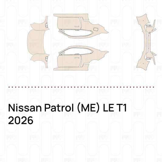 Pre-Cut PPF Nissan Patrol (ME) LE T1 2026