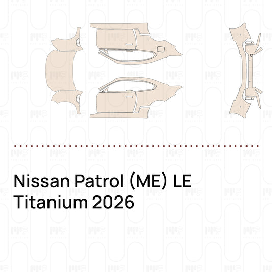 Pre-Cut PPF Nissan Patrol (ME) LE Titanium 2026