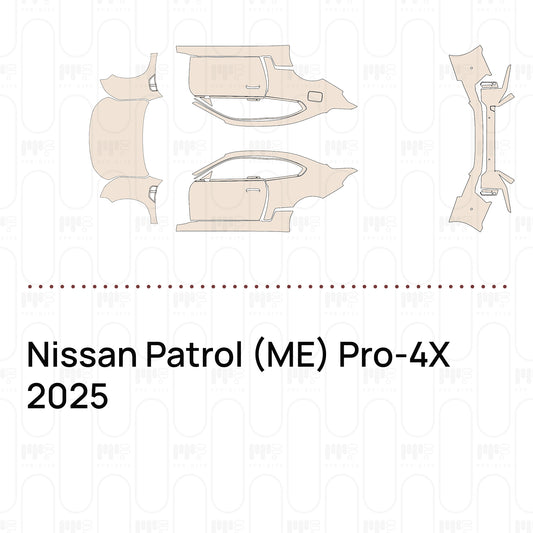 PPF precortado Nissan Patrol (ME) Pro-4X 2025