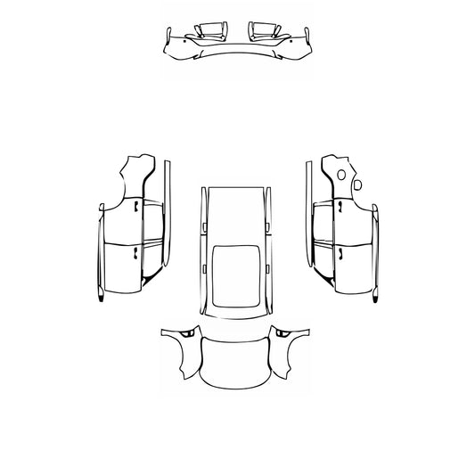 Pre-Cut PPF Nissan Patrol (ME) SE T2 2025 - PPF-Kits