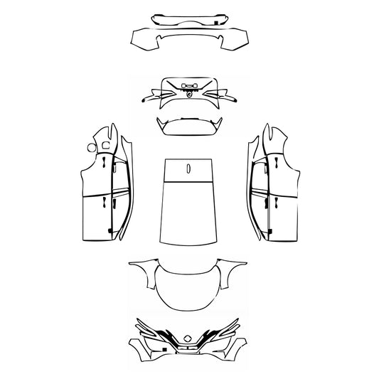 Pre-Cut PPF Nissan Qashqai (AU) ST-L 2025 - PPF-Kits