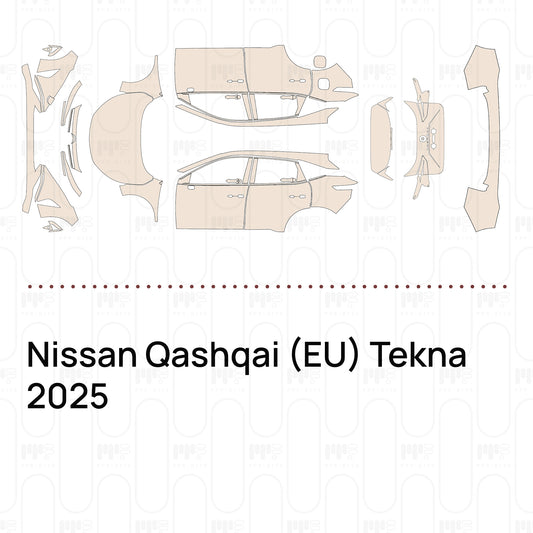 PPF precortado Nissan Qashqai (EU) Tekna 2025