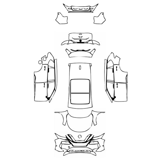 Pre-Cut PPF Nissan Rogue SL 2021 - PPF-Kits