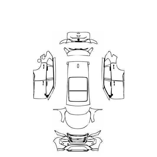 Pre-Cut PPF Nissan Rogue SV 2024 - PPF-Kits