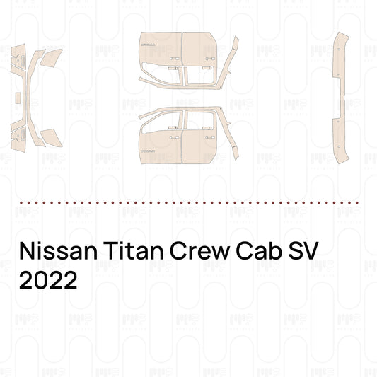 Pre-Cut PPF Nissan Titan Crew Cab SV 2022