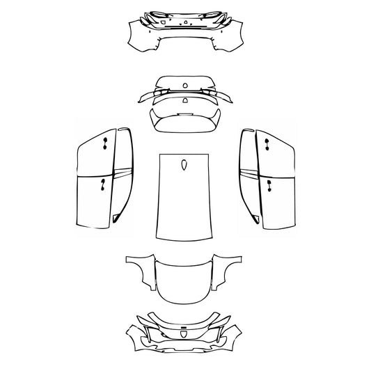 Pre-Cut PPF Peugeot 308 (EU) Allure 2022 - PPF-Kits
