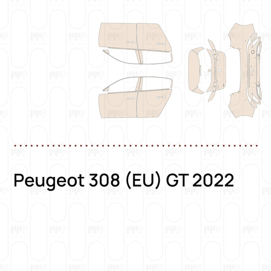 Pre-Cut PPF Peugeot 308 (EU) GT 2022