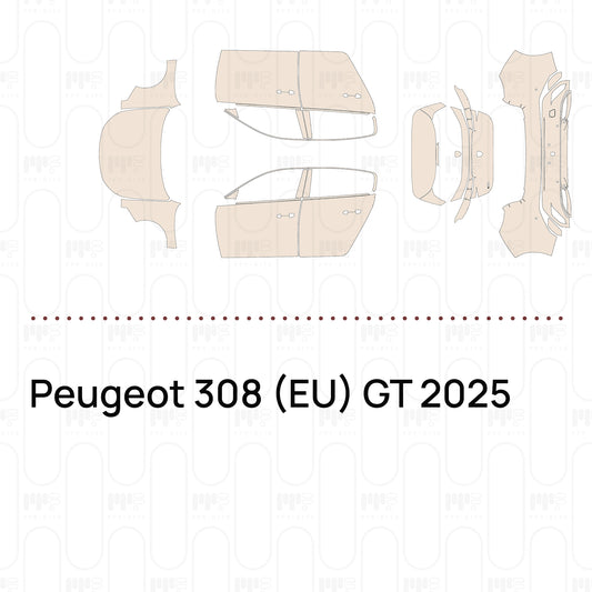 Pre-Cut PPF Peugeot 308 (EU) GT 2025