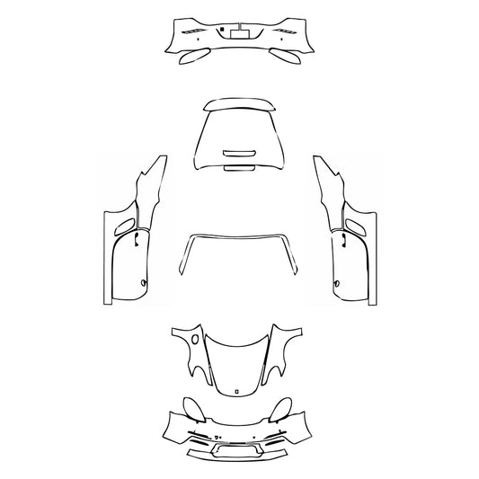 Pre-Cut PPF Porsche 718 Boxter Boxter S 2019 - PPF-Kits