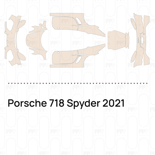 PPF precortado Porsche 718 Spyder 2021