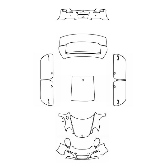 Pre-Cut PPF Porsche 911 Carrera 4S Coupe 2016 - PPF-Kits