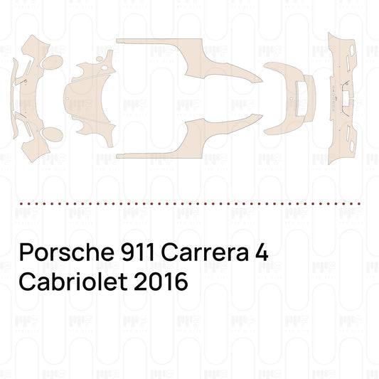 PPF precortado Porsche 911 Carrera 4 Cabriolet 2016