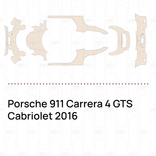PPF precortado Porsche 911 Carrera 4 GTS Cabriolet 2016
