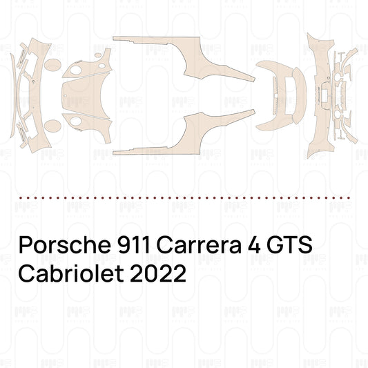 Pre-Cut PPF Porsche 911 Carrera 4 GTS Cabriolet 2022