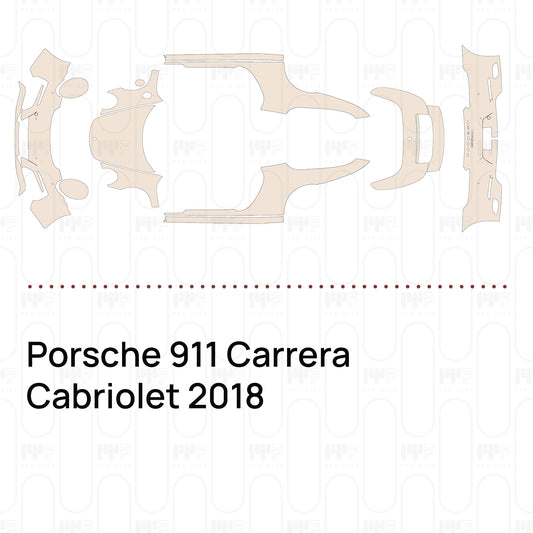 Pre-Cut PPF Porsche 911 Carrera Cabriolet 2018