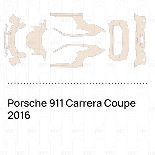 PPF precortado Porsche 911 Carrera Coupe 2016