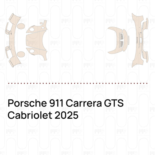 PPF precortado Porsche 911 Carrera GTS Cabriolet 2025