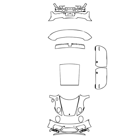 Pre-Cut PPF Porsche 911 Carrera GTS Coupe 2021 - PPF-Kits
