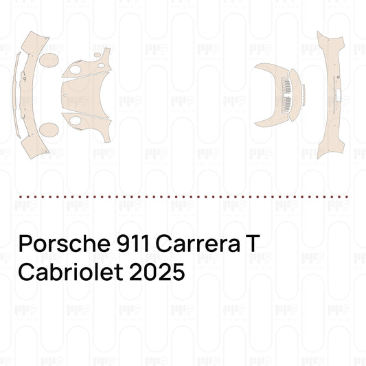 PPF precortado Porsche 911 Carrera T Cabriolet 2025