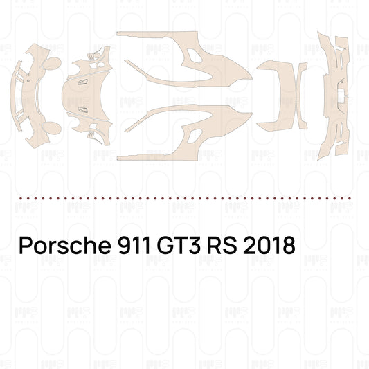 Pre-Cut PPF Porsche 911 GT3 RS 2018