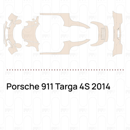 PPF precortado Porsche 911 Targa 4S 2014