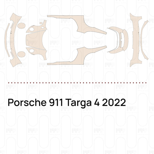 Pre-Cut PPF Porsche 911 Targa 4 2022
