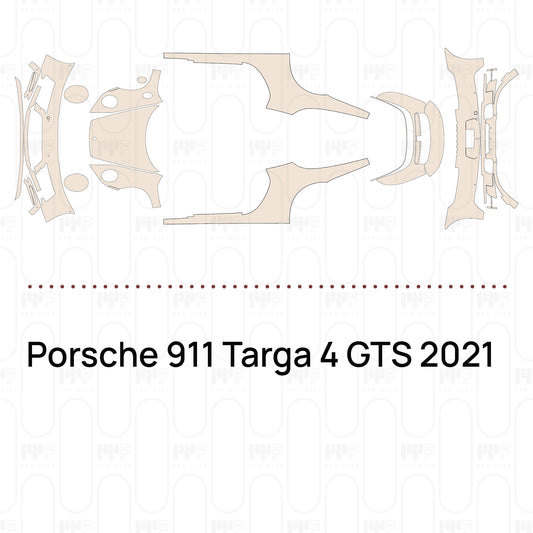 PPF precortado Porsche 911 Targa 4 GTS 2021