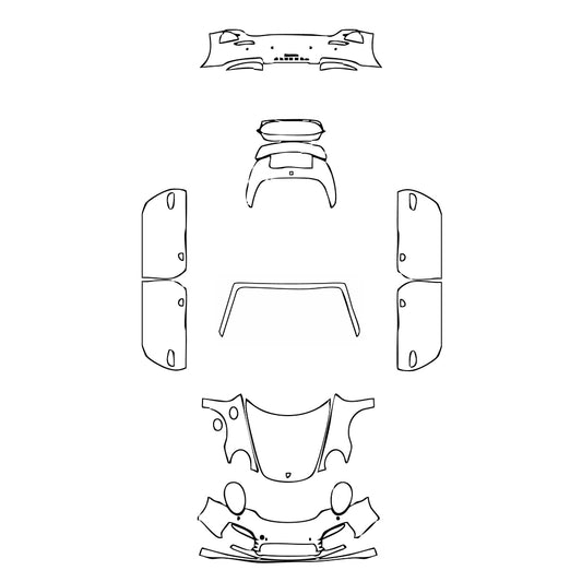 Pre-Cut PPF Porsche 911 Turbo Cabriolet 2014 - PPF-Kits