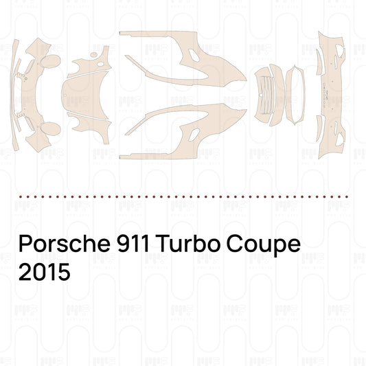 Pre-Cut PPF Porsche 911 Turbo Coupe 2015
