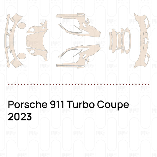Pre-Cut PPF Porsche 911 Turbo Coupe 2023