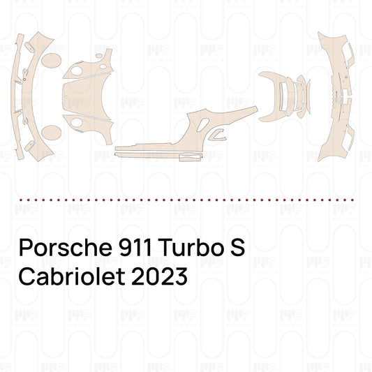 Pre-Cut PPF Porsche 911 Turbo S Cabriolet 2023