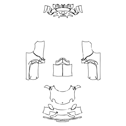 Pre-Cut PPF Porsche 918 Spyder 2014 - PPF-Kits