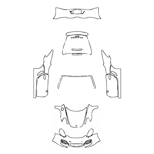 Pre-Cut PPF Porsche Boxter Boxter 2014 - PPF-Kits