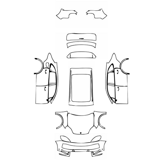 Pre-Cut PPF Porsche Cayenne Cayenne 2025 - PPF-Kits