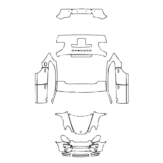 Pre-Cut PPF Porsche Cayenne Cayenne S 2013 - PPF-Kits