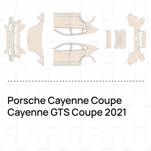 PPF precortado Porsche Cayenne Coupe Cayenne GTS Coupe 2021